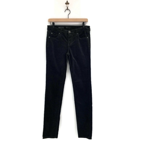 KUT Diana Stretch Corduroy Skinny Pants Size 6 - Picture 2 of 5